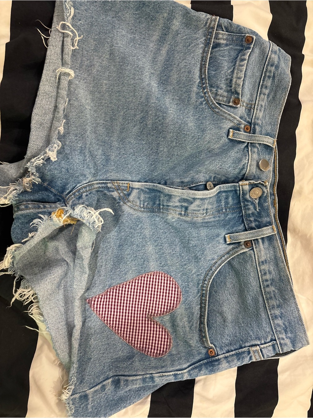 Levi’s 501 Women’s Shorts w/ Heart Detail